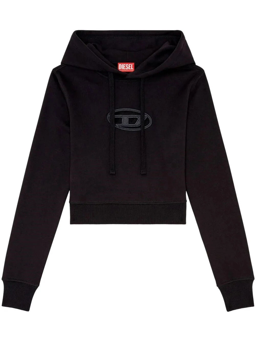 Diesel Women `F-Slimmy-Hood-Od` Hoodie With Cut-Out `Oval D` Logo