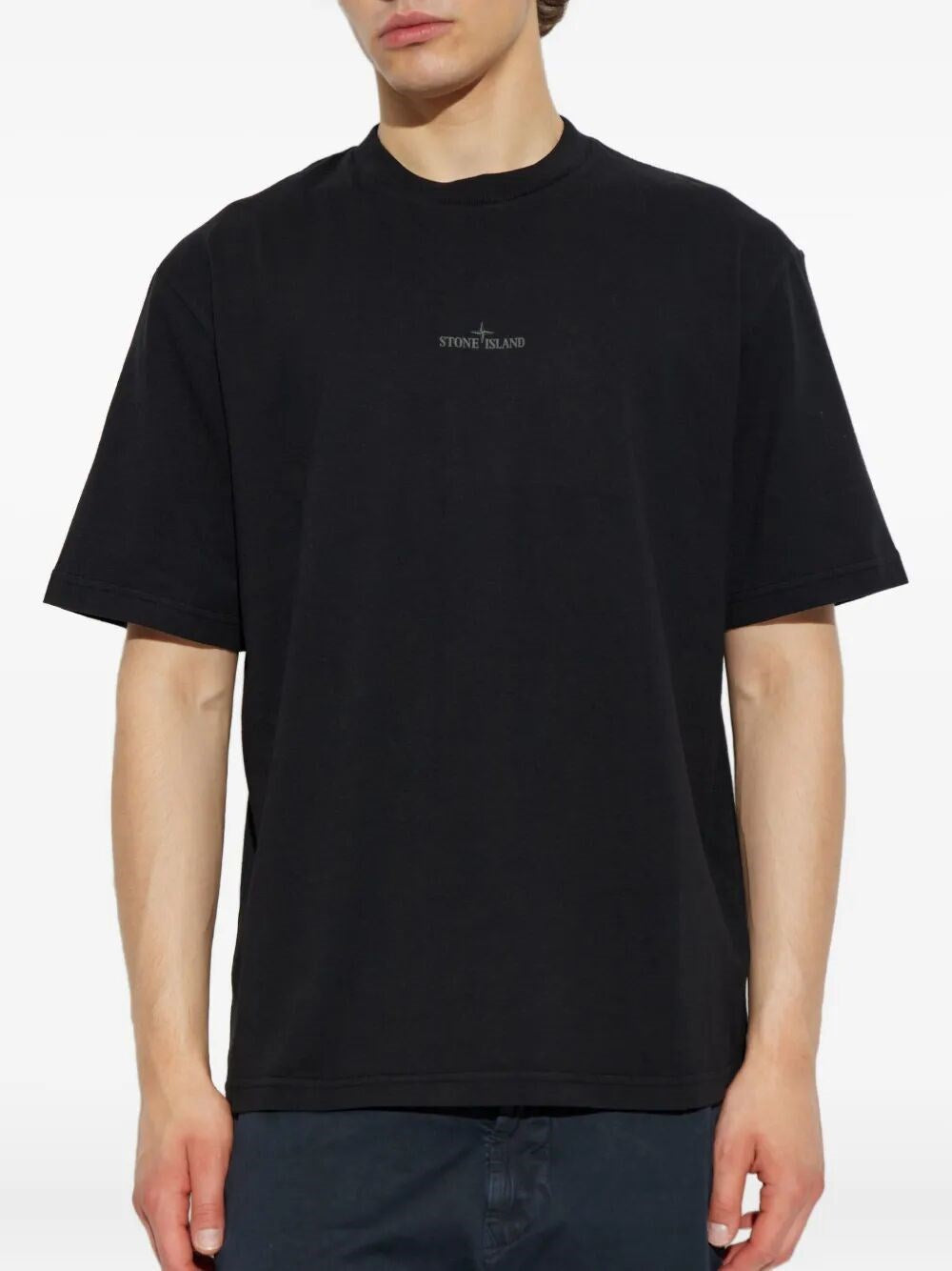 Stone Island Men `Combed Organic Cotton` T-Shirt