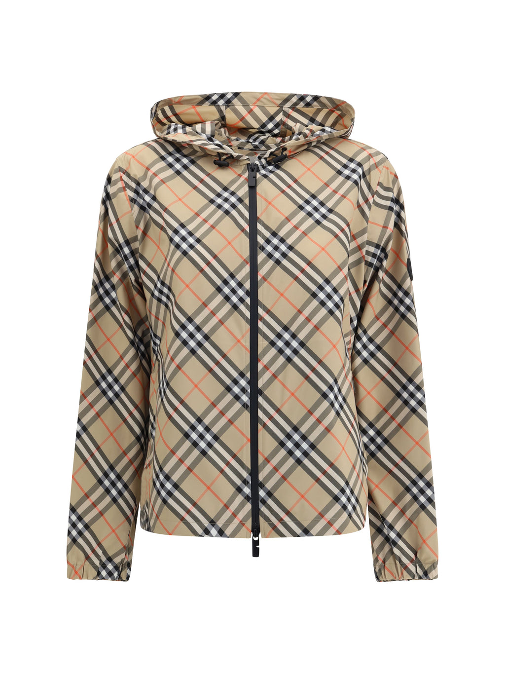 Burberry Women Archivio Check Waterproof Jacket