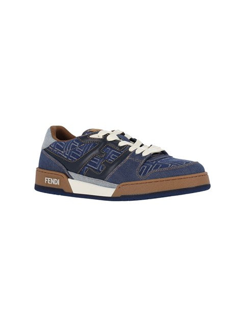 Fendi Men "Match" Low-Top Sneakers