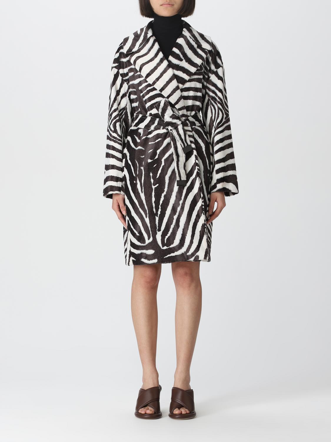 'S Max Mara Coat Woman Ecru