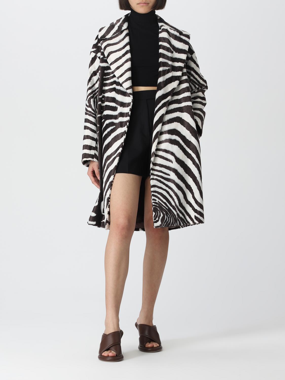 'S Max Mara Coat Woman Ecru