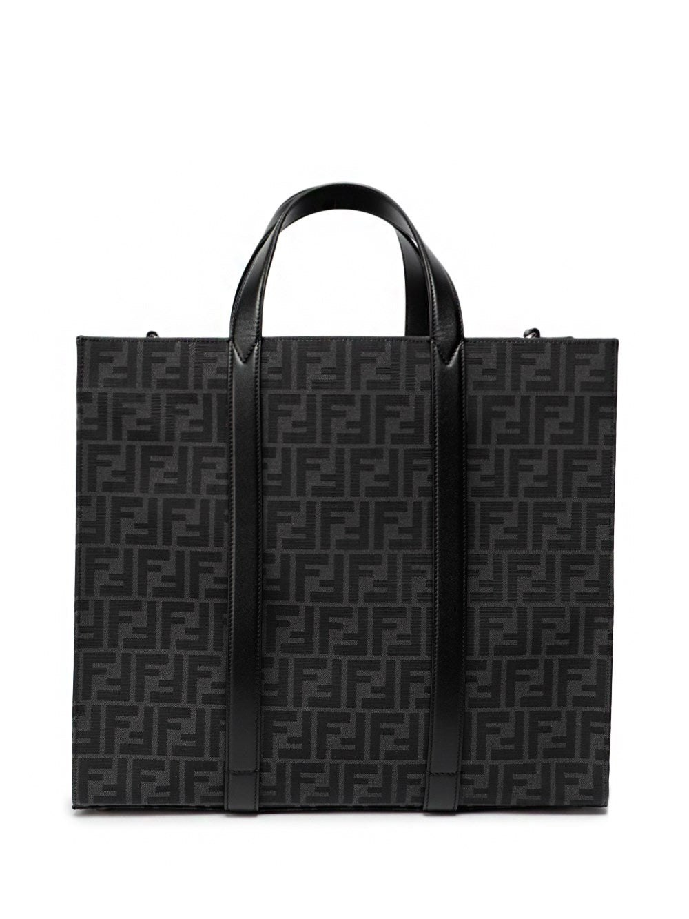 Fendi Men `Ff` Jacquard Shopper