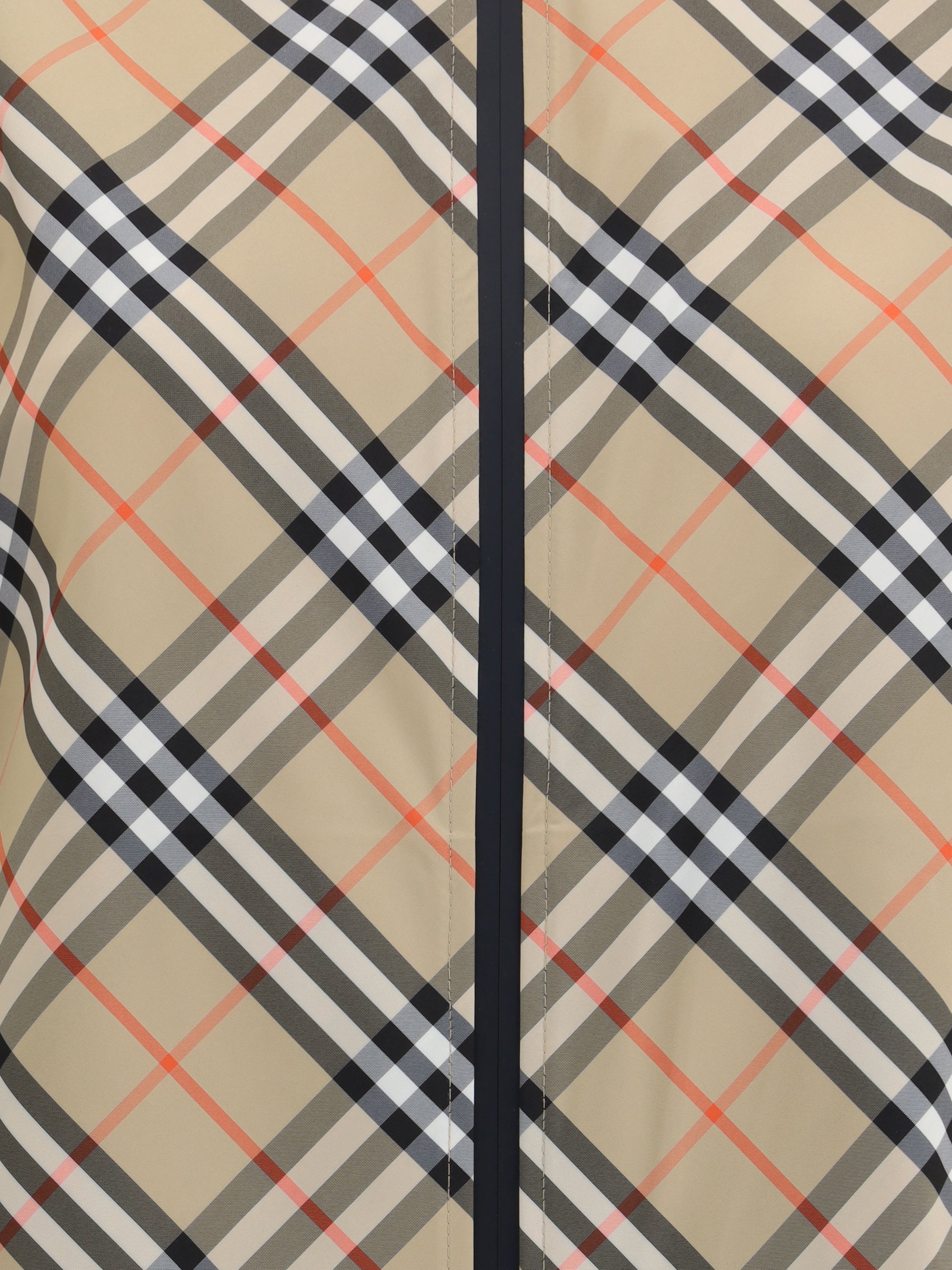 Burberry Women Archivio Check Waterproof Jacket