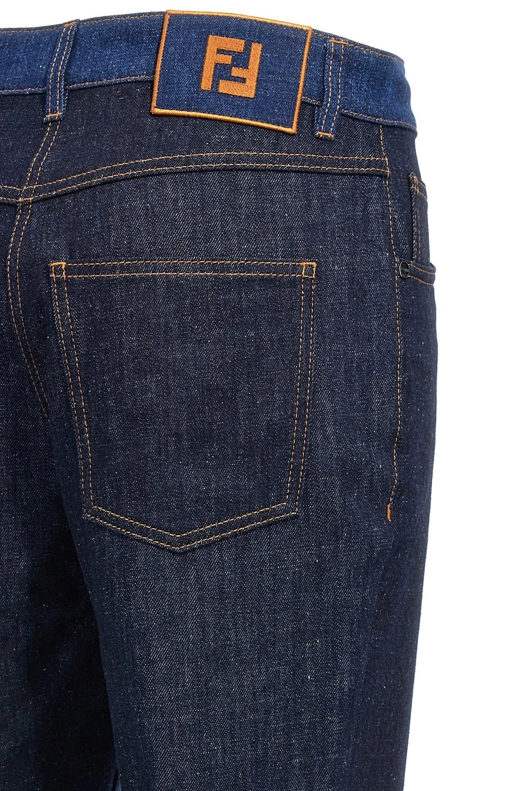 Fendi Women Two-Tone Jeans