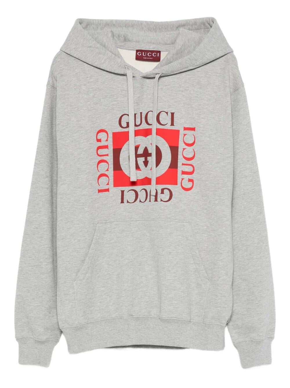 Gucci Men Hooded Cotton Jersey Sweatshirt