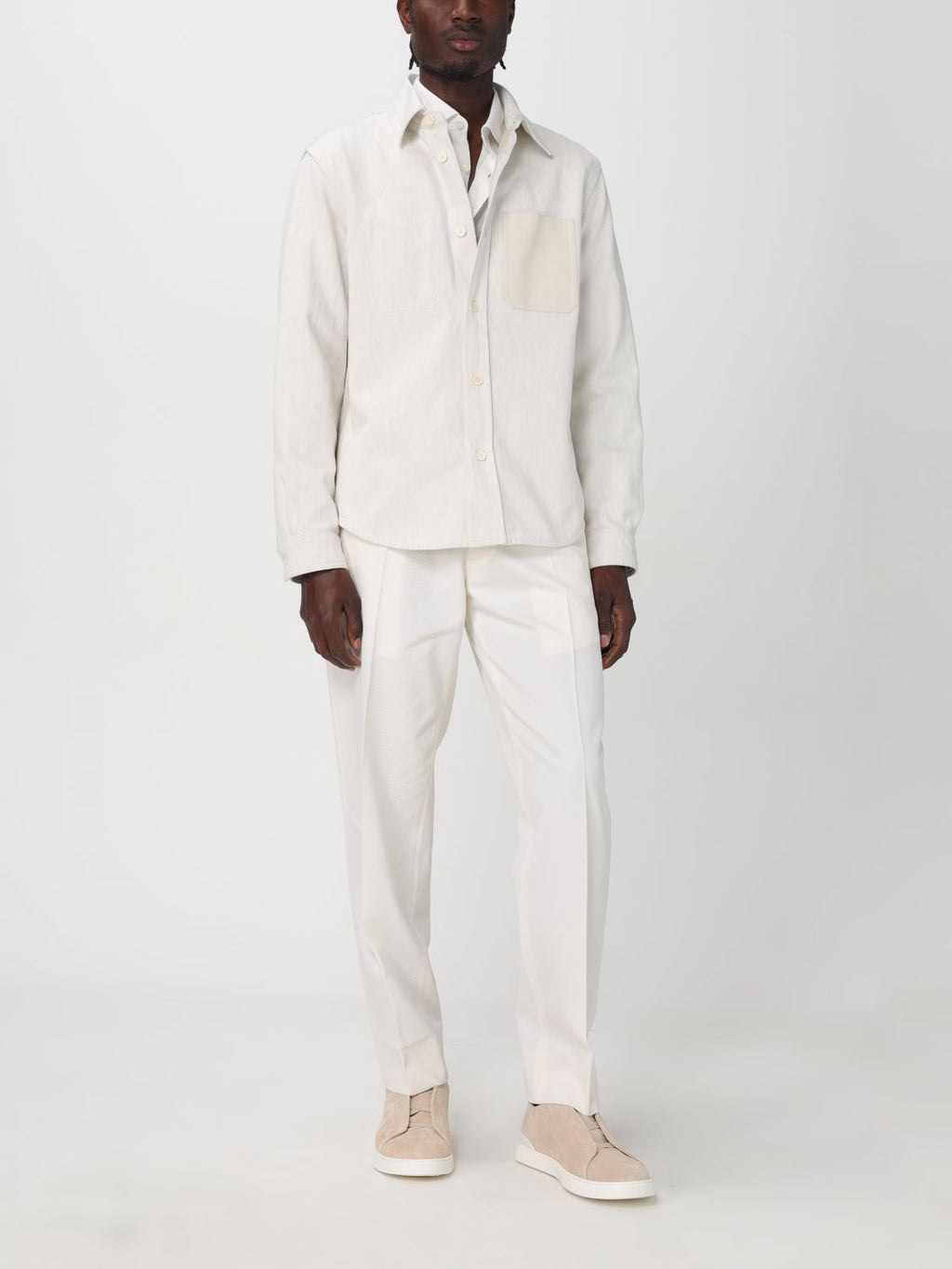 Zegna Shirt Men Sand