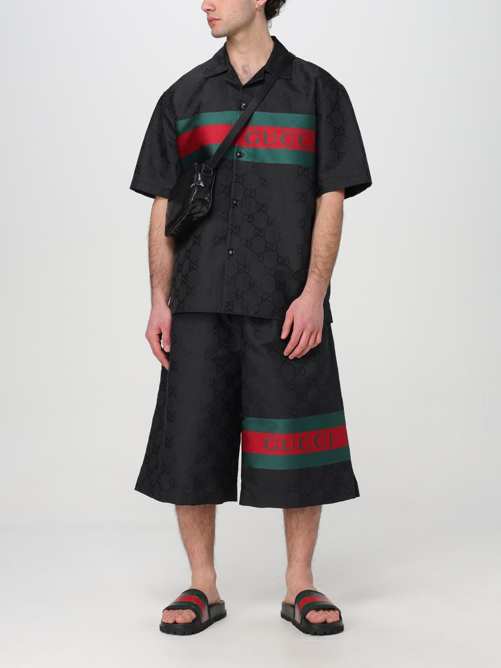 Gucci Shoulder Bag Men Black