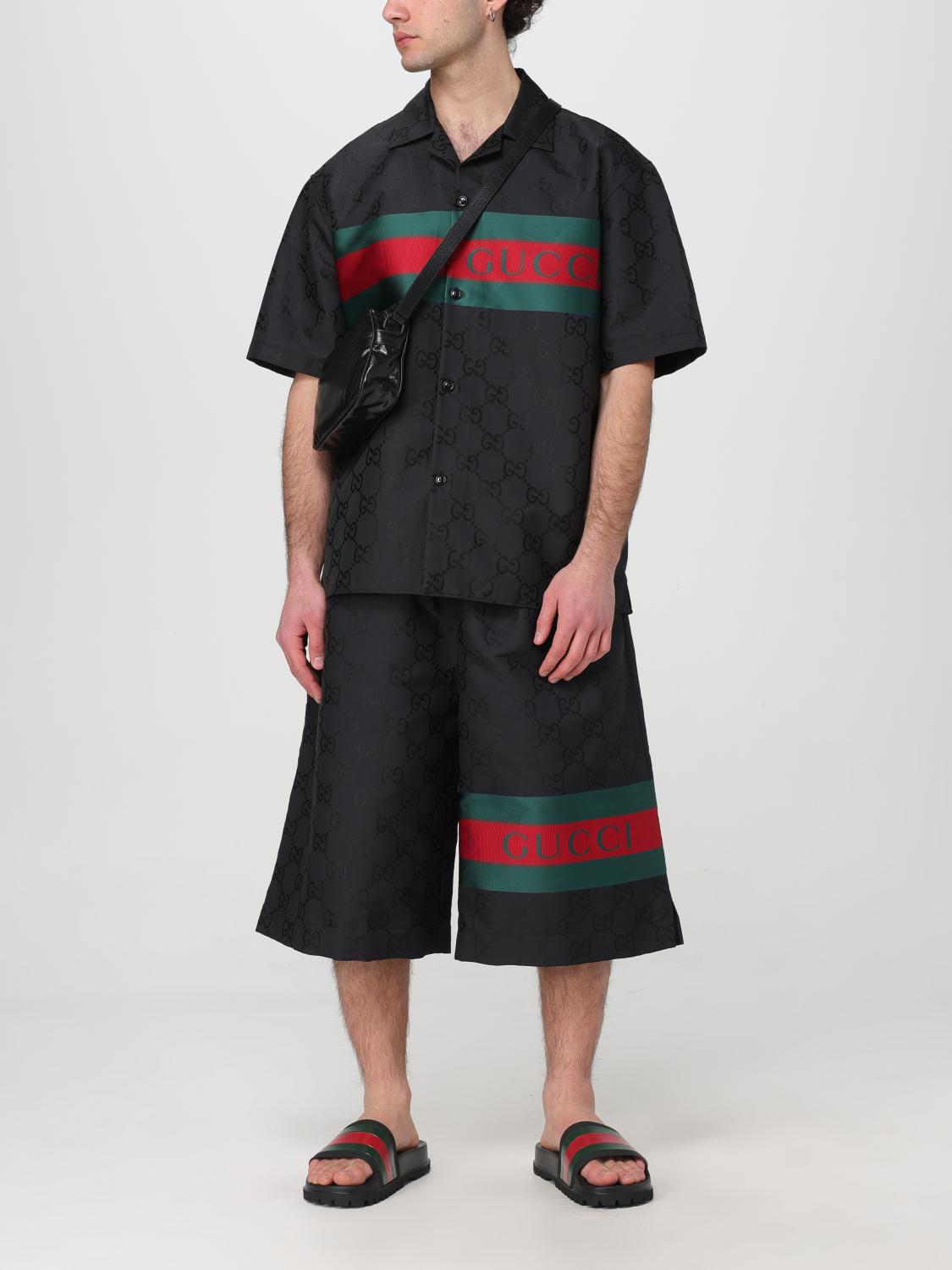 Gucci Shoulder Bag Men Black