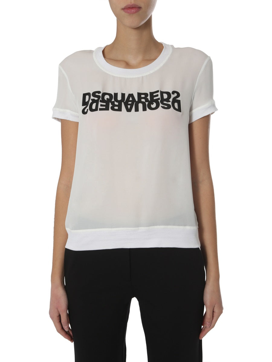Dsquared Women Round Neck T-Shirt