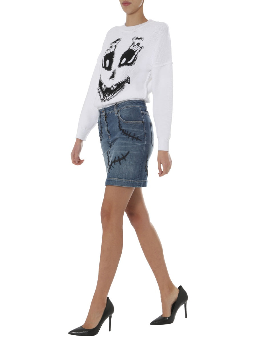 Moschino Women Crew Neck Sweater