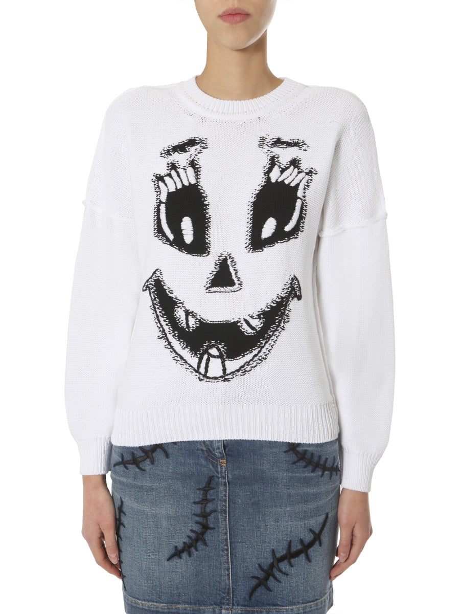 Moschino Women Crew Neck Sweater