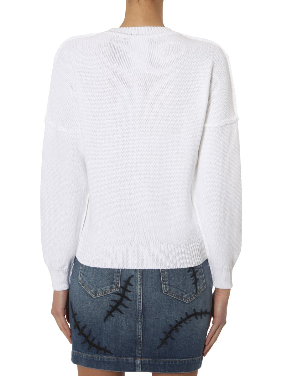 Moschino Women Crew Neck Sweater