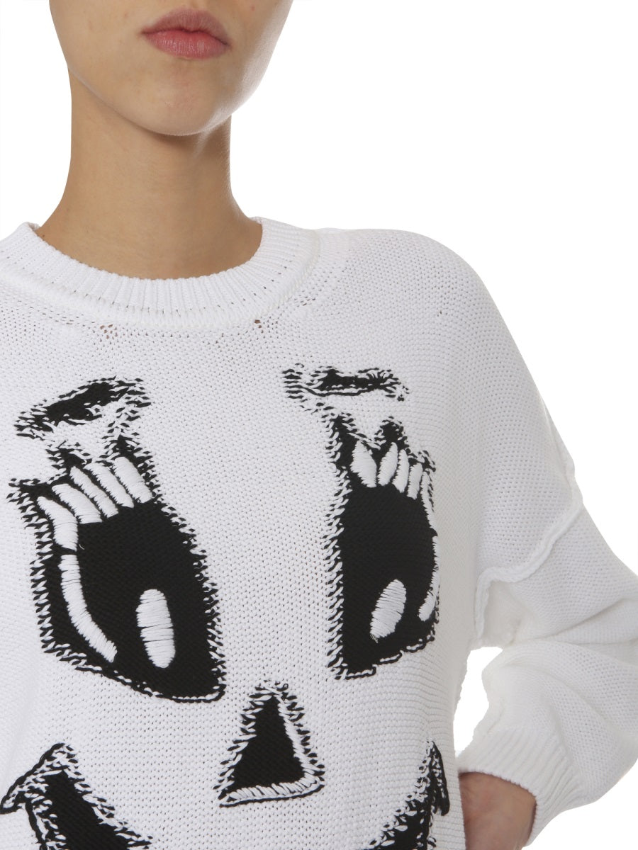 Moschino Women Crew Neck Sweater