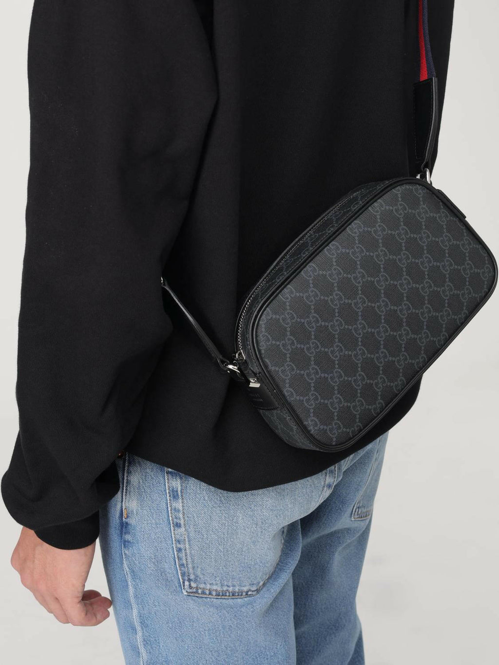 Gucci Shoulder Bag Men Black