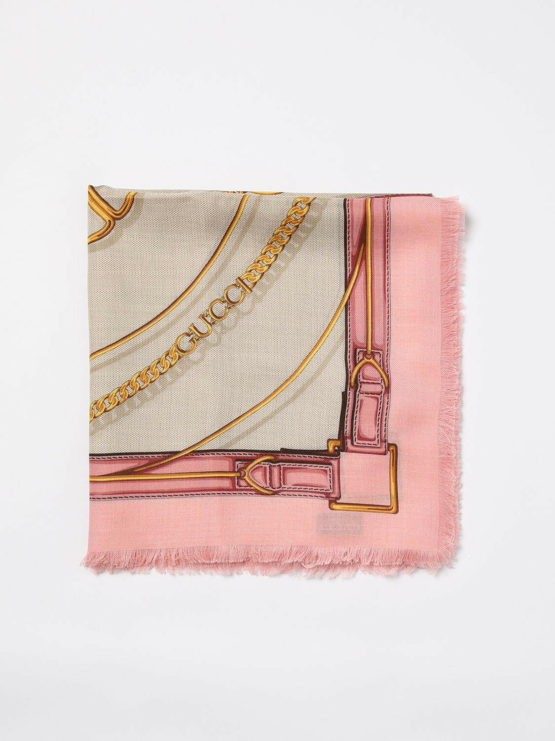 Gucci Scarf Men Pink