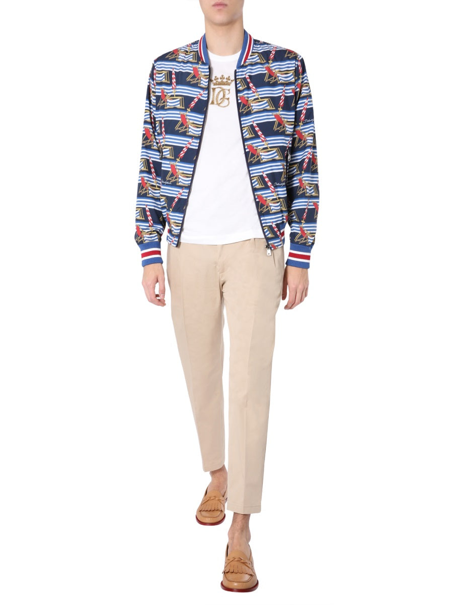 Dolce & Gabbana Men Nylon Bomber