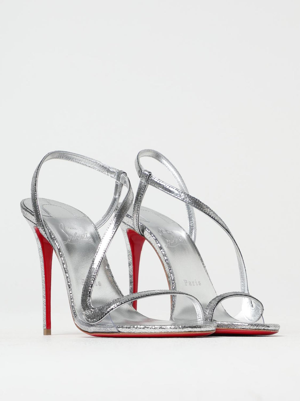 Christian Louboutin Heeled Sandal Woman Silver