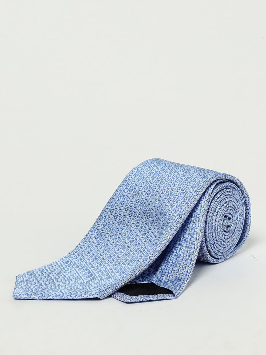 Gucci Tie Men Gnawed Blue