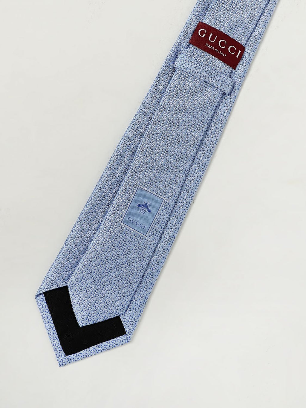 Gucci Tie Men Gnawed Blue