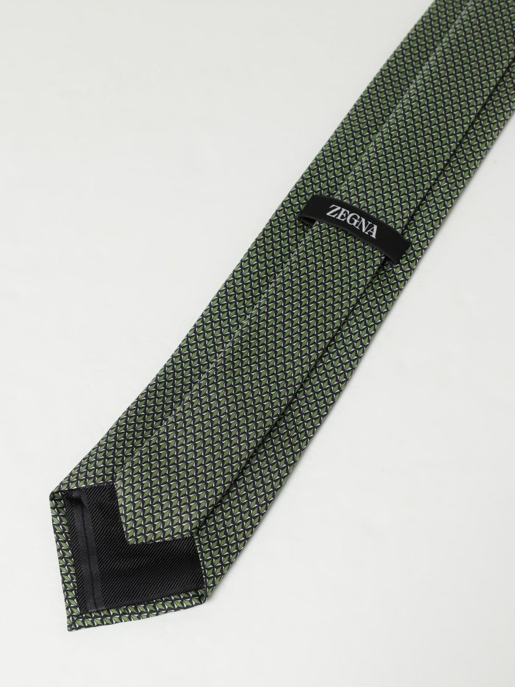 Zegna Tie Men Green