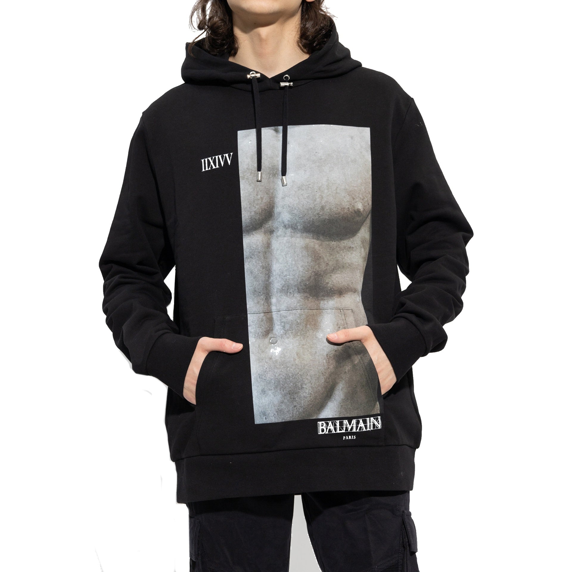 Balmain Cotton Hoodie Sweatshirt Men