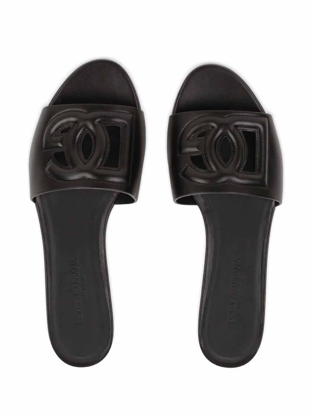 Dolce & Gabbana Women Dg Millennials Slide Sandals With Logo
