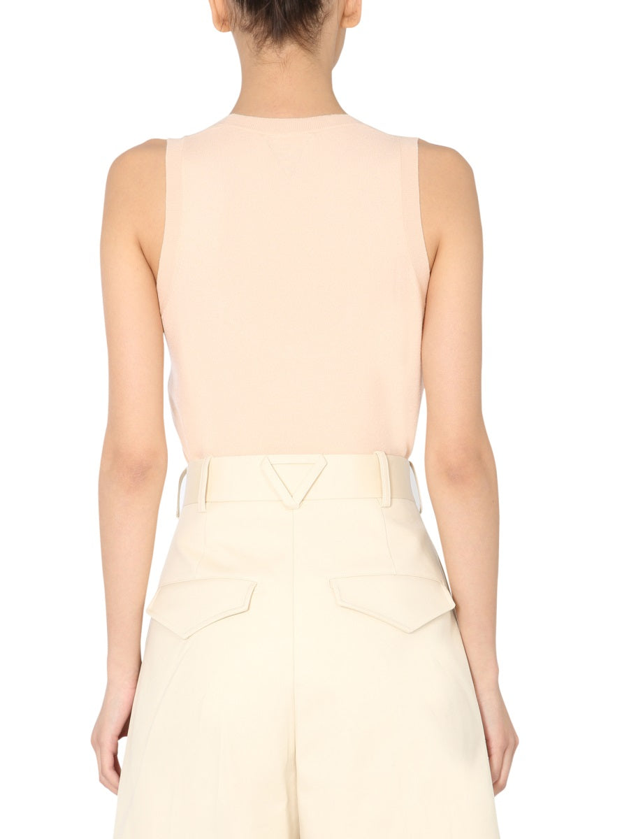 Bottega Veneta Women Light Sweater Without Sleeves