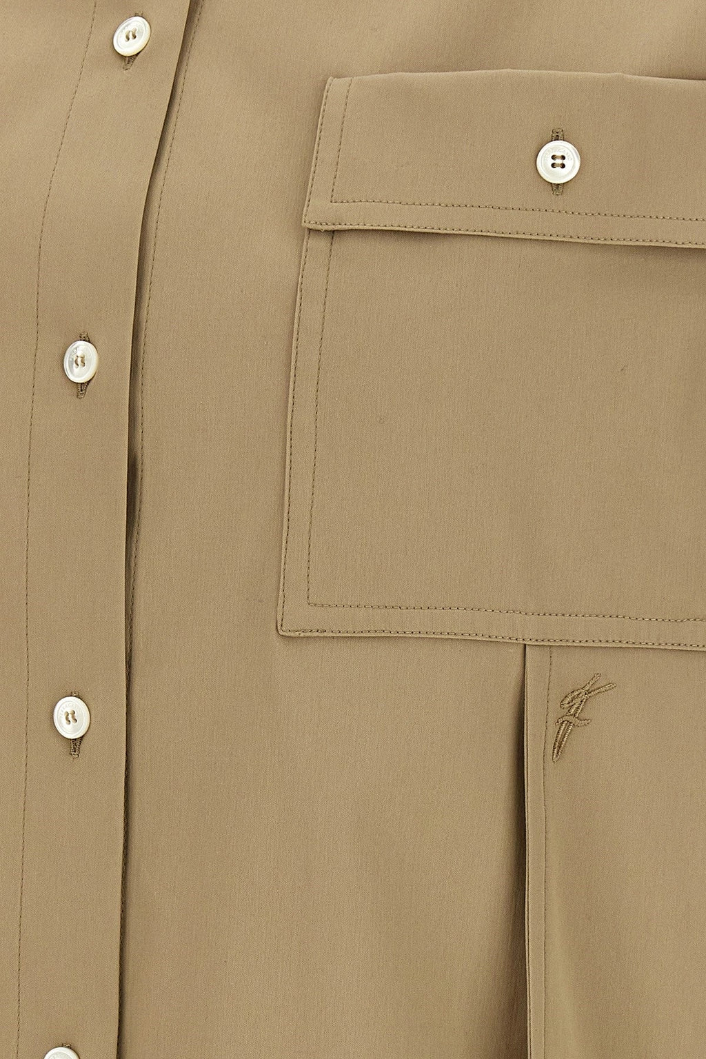 Camisa Ferragamo Feminina Pannelli