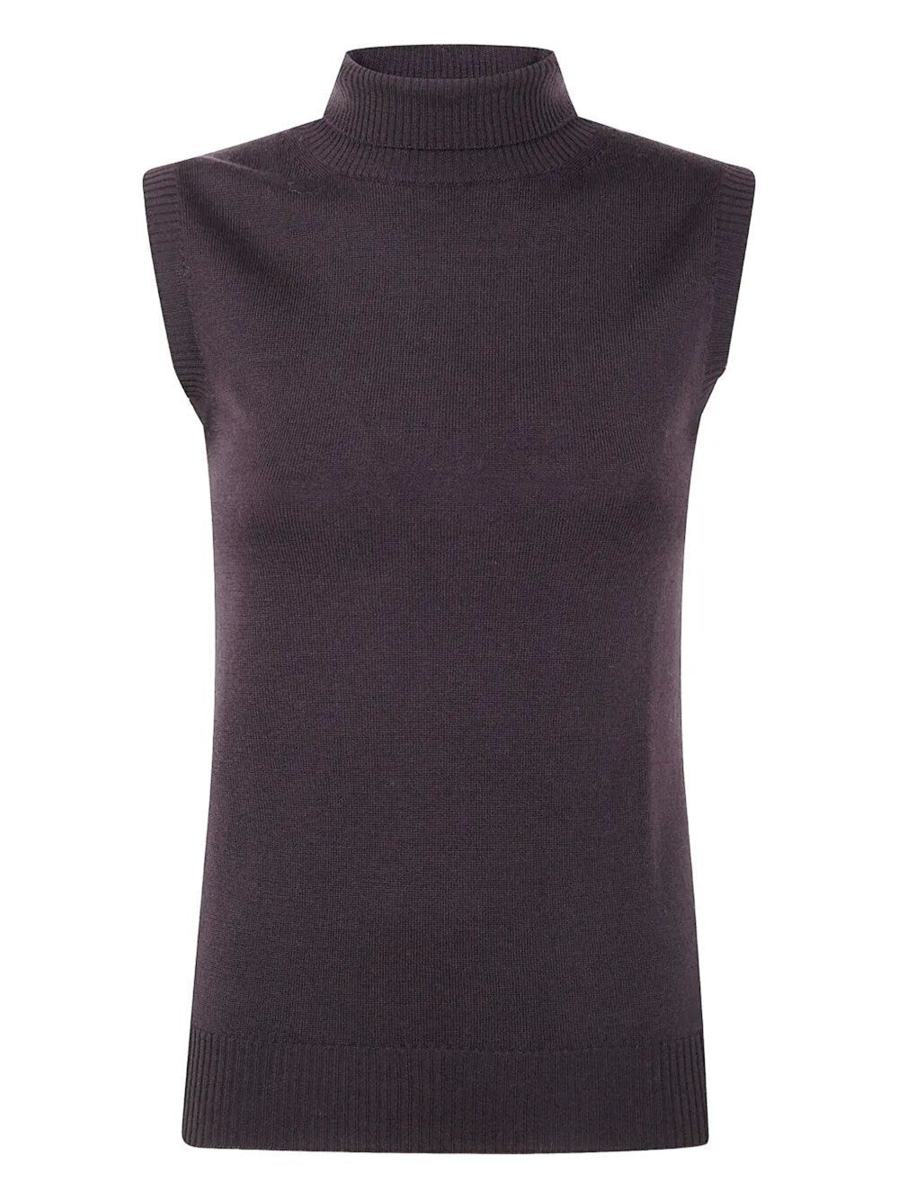 Sportmax Women Sleeveless Turtle-Neck Sweater