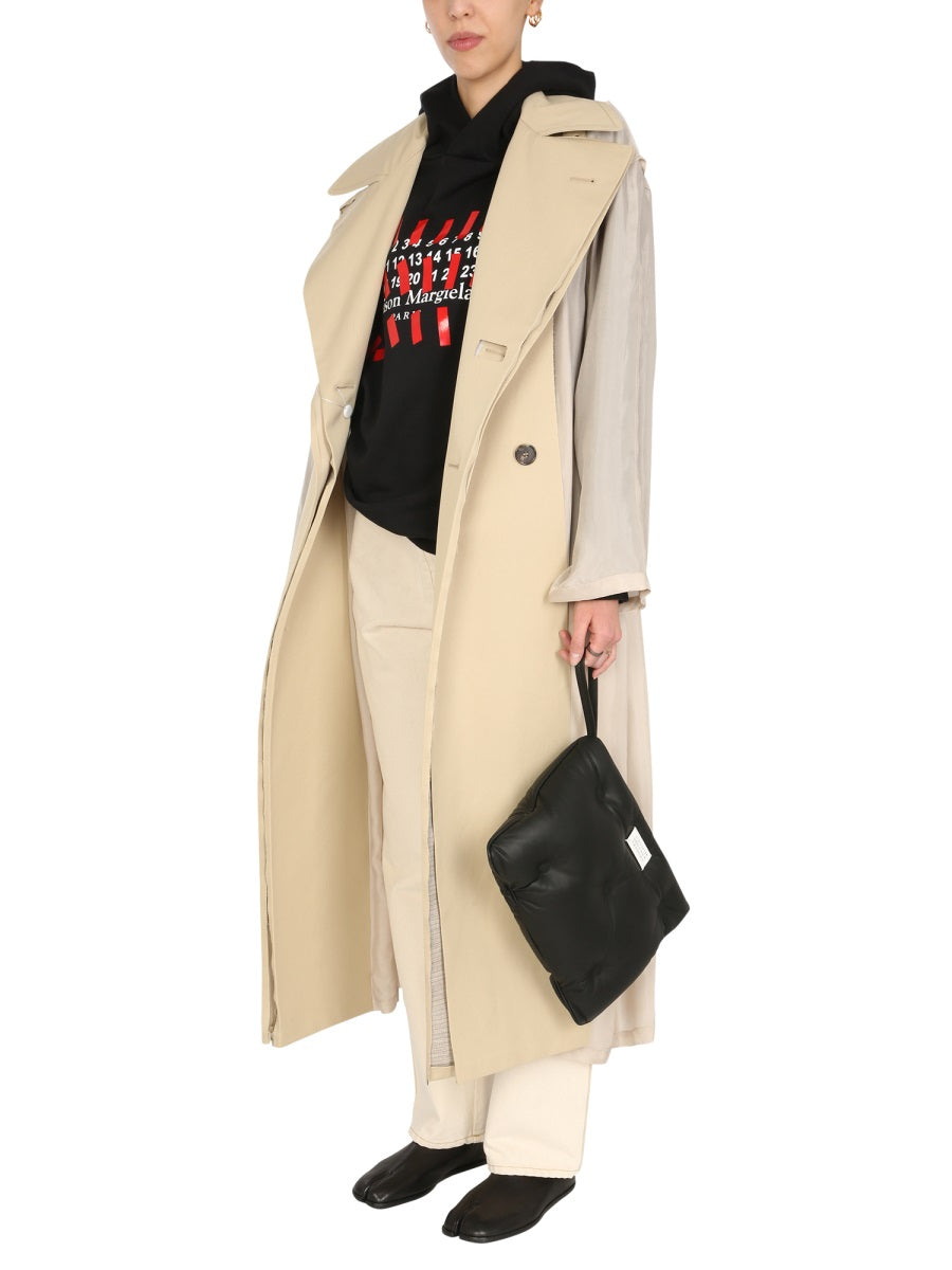 Maison Margiela Women Two-Material Trench
