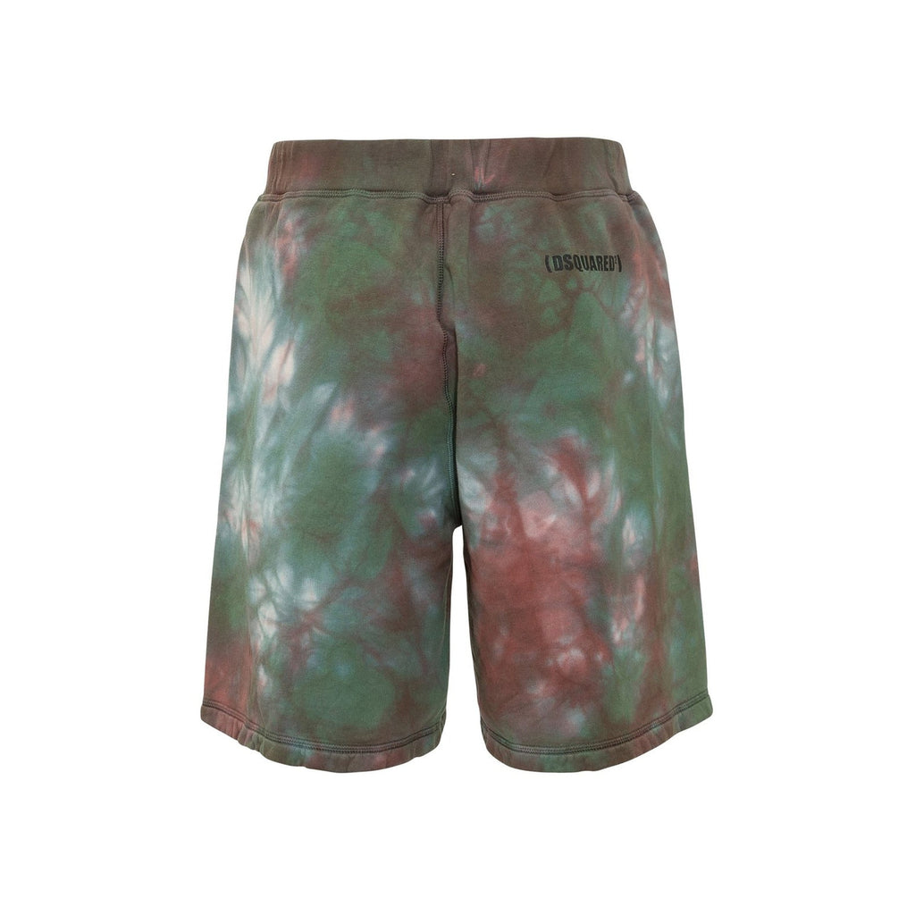 Dsquared2 Cotton Tie-Dye Shorts Men