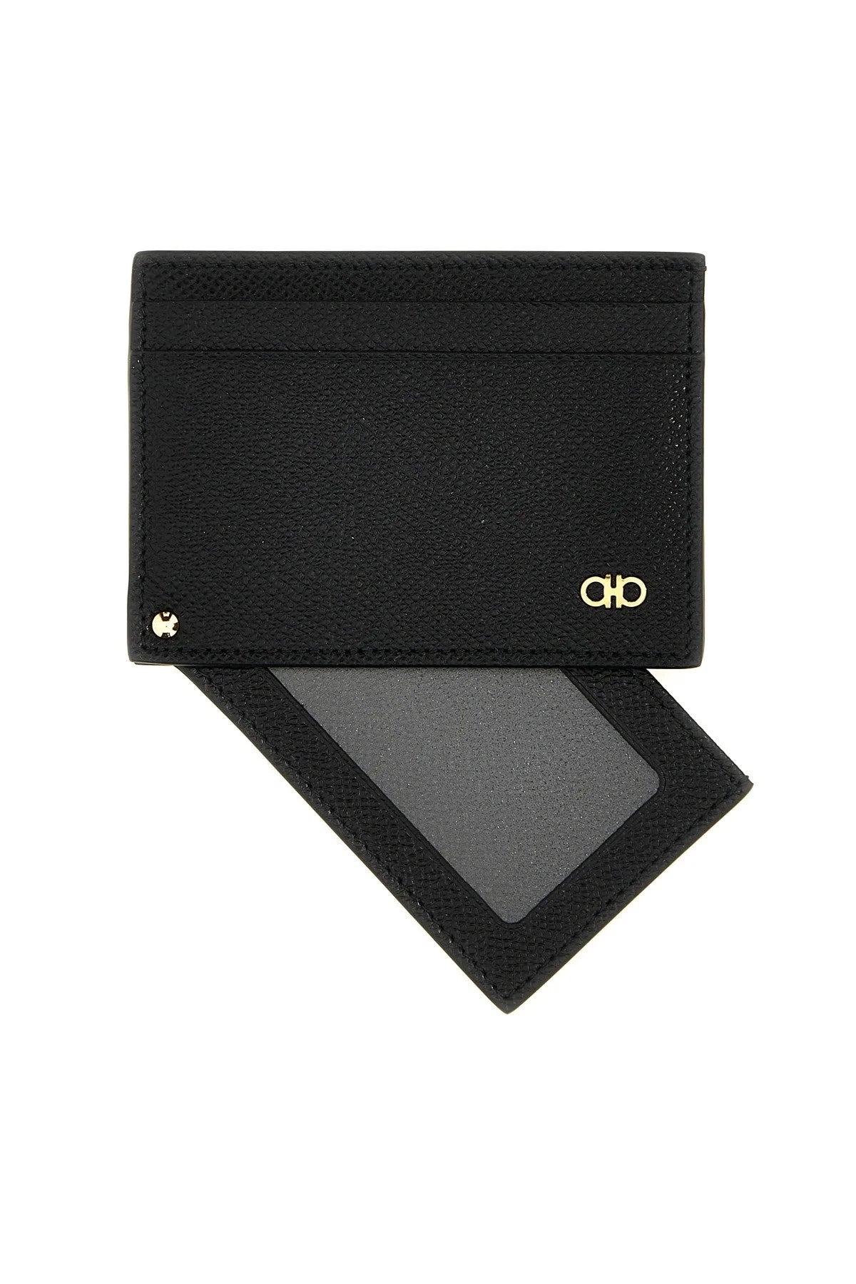 Conjunto Ferragamo Masculino 'Gancio': Carteira + Porta-Cartões