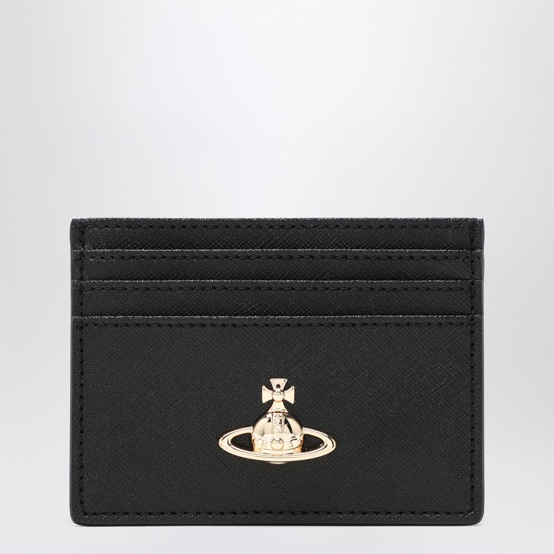 Vivienne Westwood Black Orb Card Holder Women