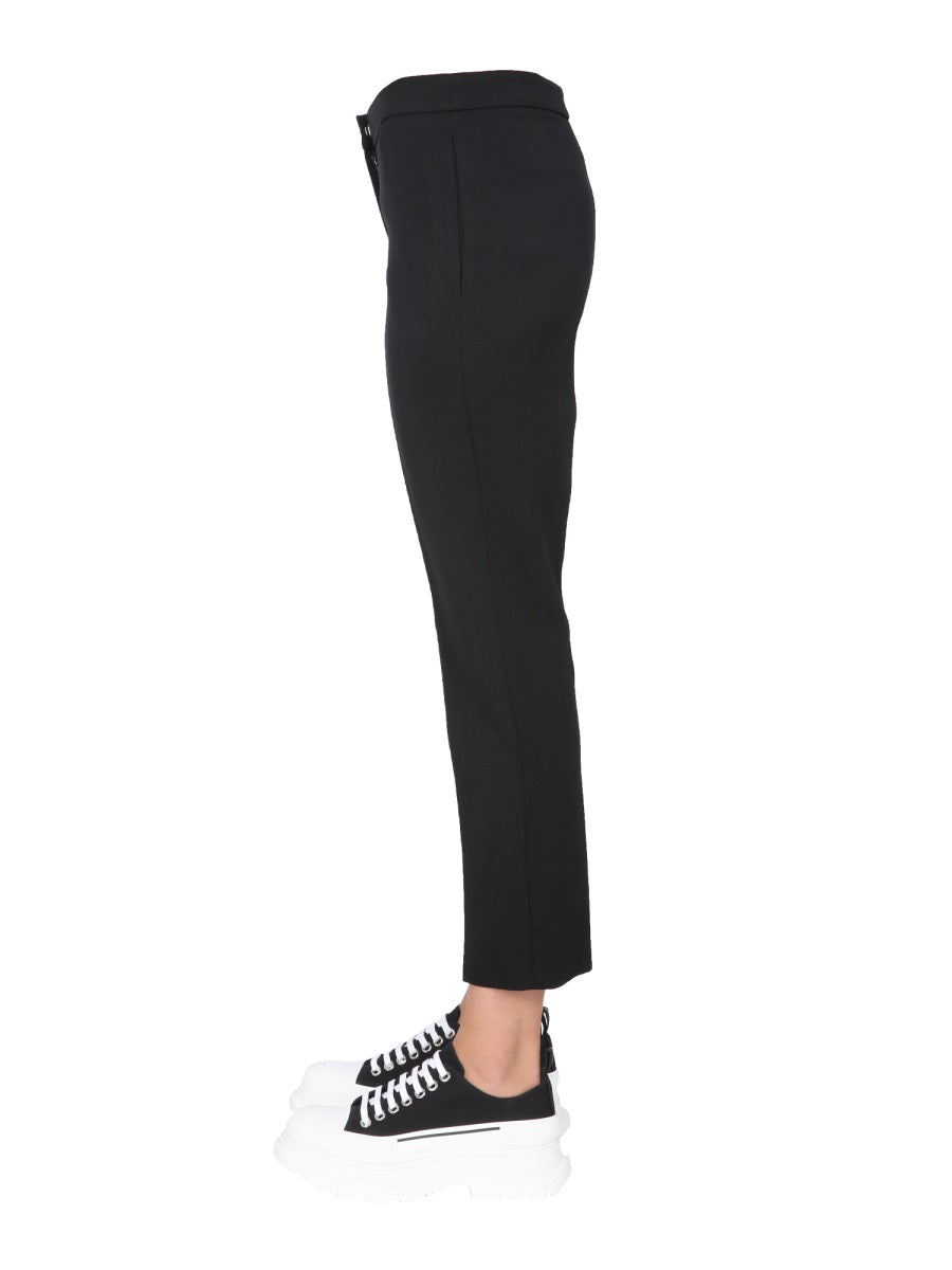 Alexander Mcqueen Women Cropped Straight Trousers