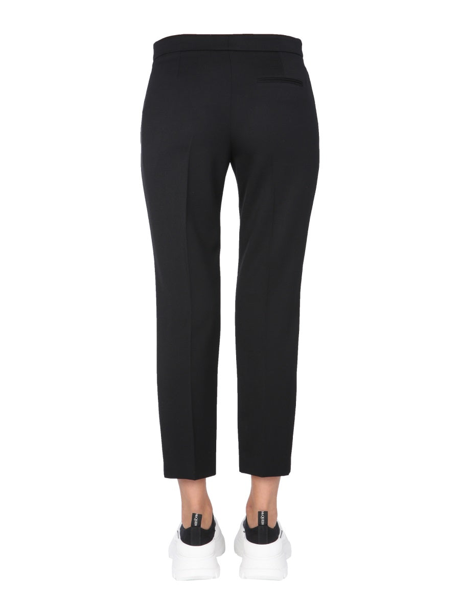 Alexander Mcqueen Women Cropped Straight Trousers