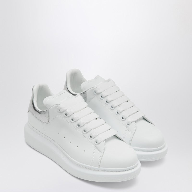 Alexander Mcqueen Oversize Sneakers White/Silver Croc Women