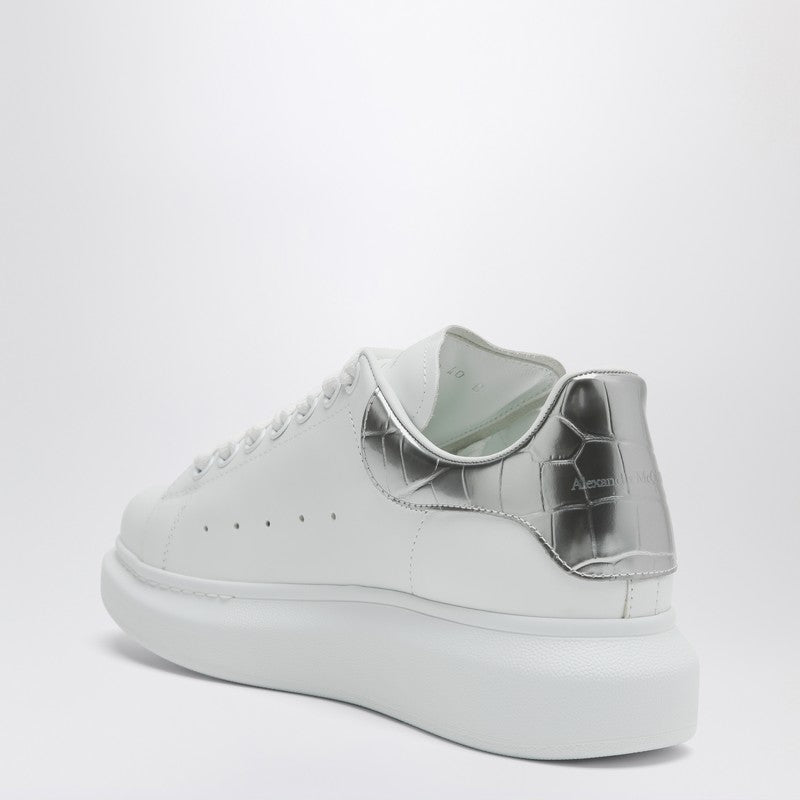Alexander Mcqueen Oversize Sneakers White/Silver Croc Women
