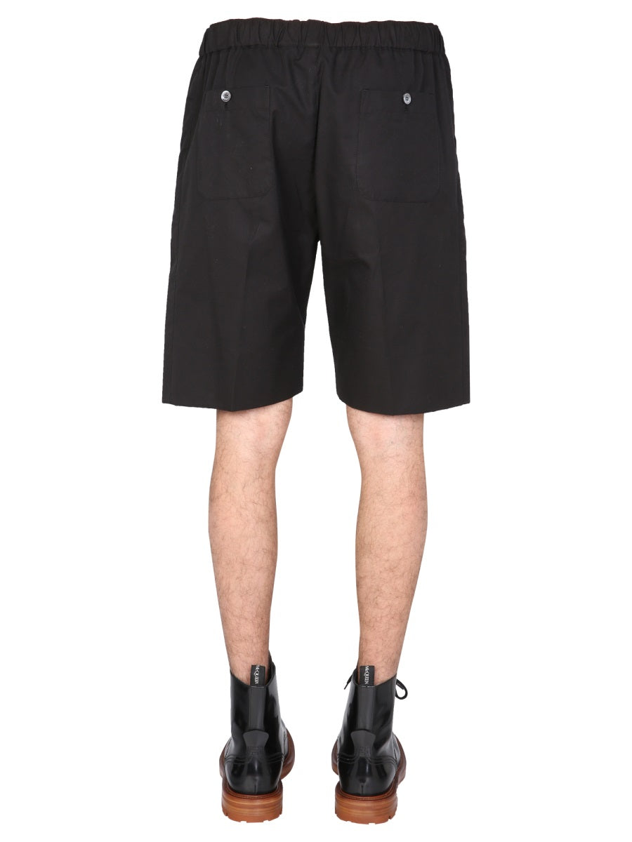 Alexander Mcqueen Men Gabardine Bermuda