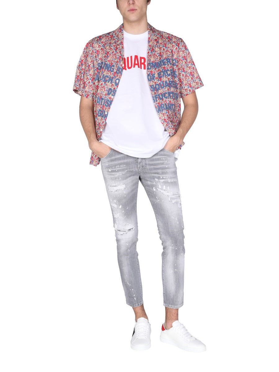Dsquared Men "Bowling" Shirt