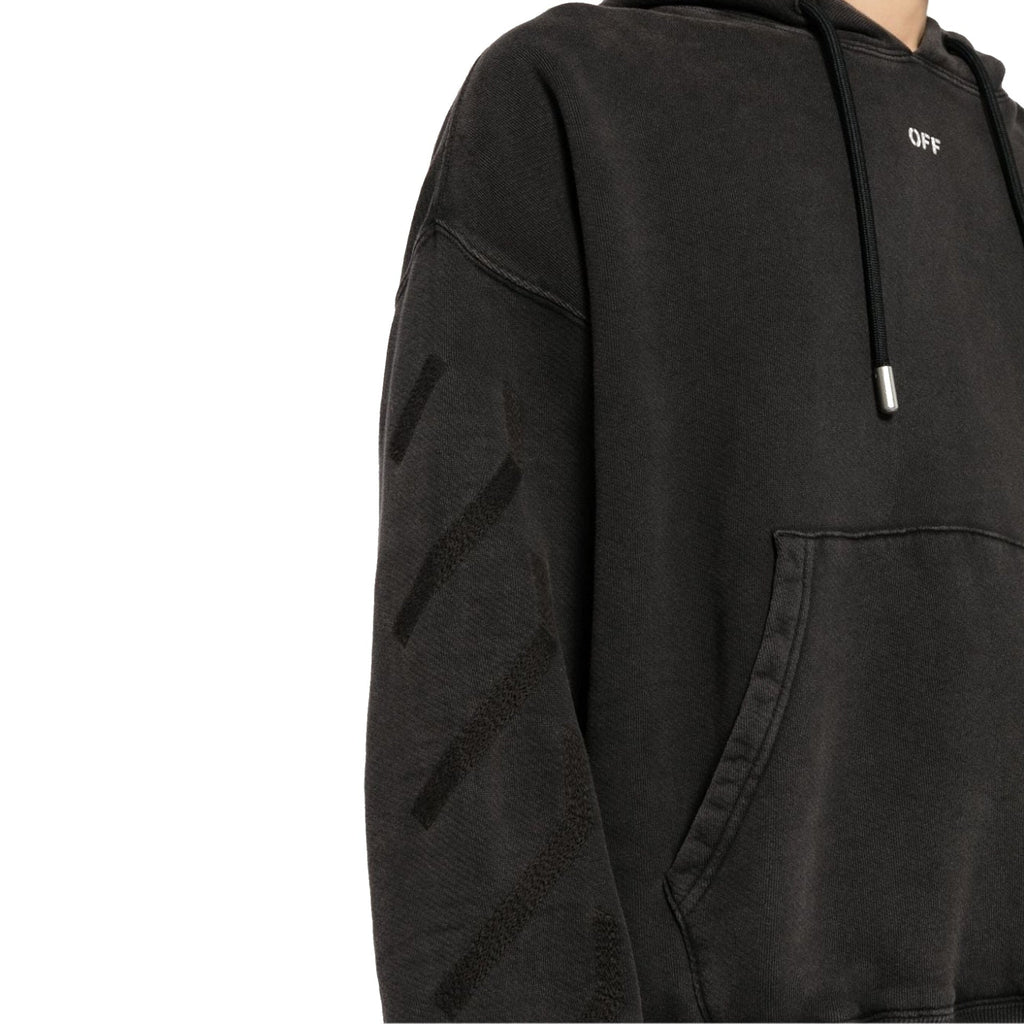 Off-White St. Matthew Over Cotton Hoodie Sweatshirt Men
