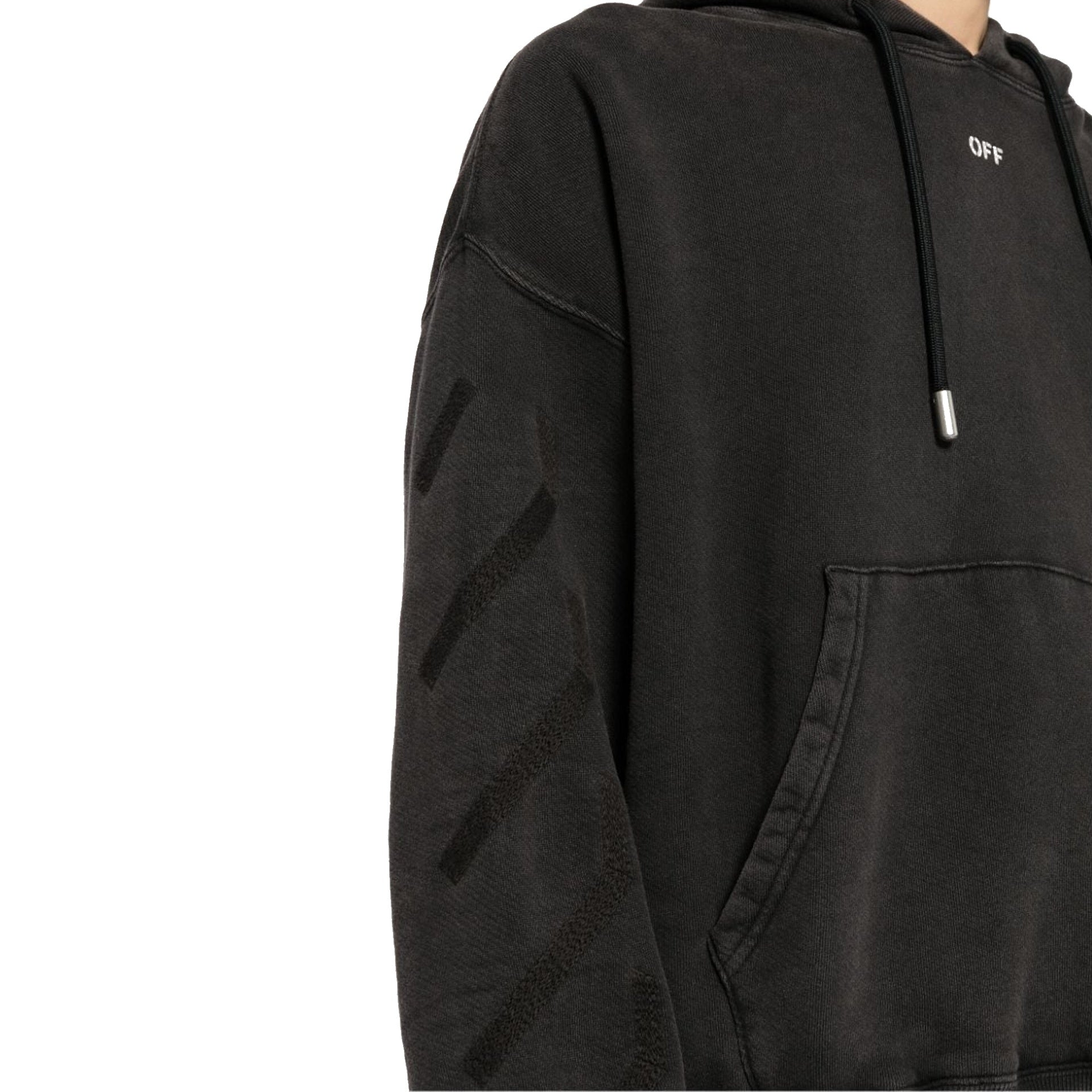 Off-White St. Matthew Over Cotton Hoodie Sweatshirt Men