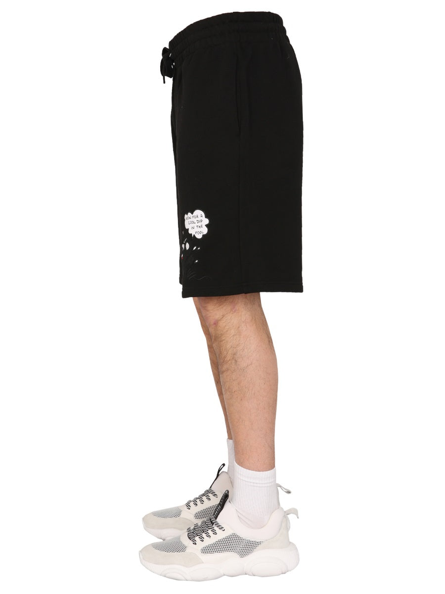 Moschino Men "Comics Characters" Bermuda