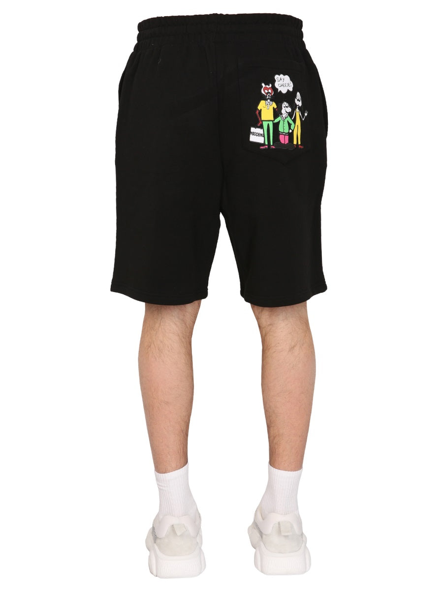 Moschino Men "Comics Characters" Bermuda