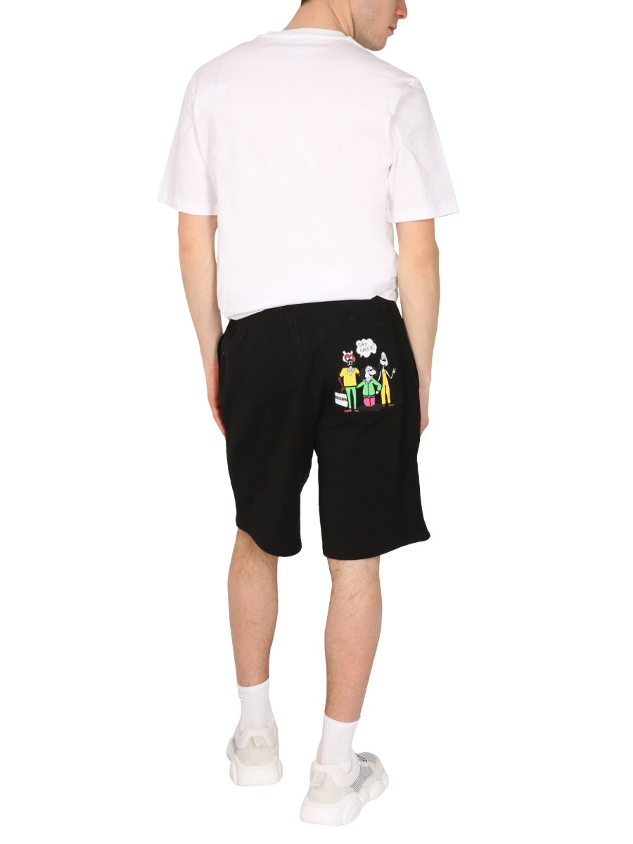 Moschino Men "Comics Characters" Bermuda