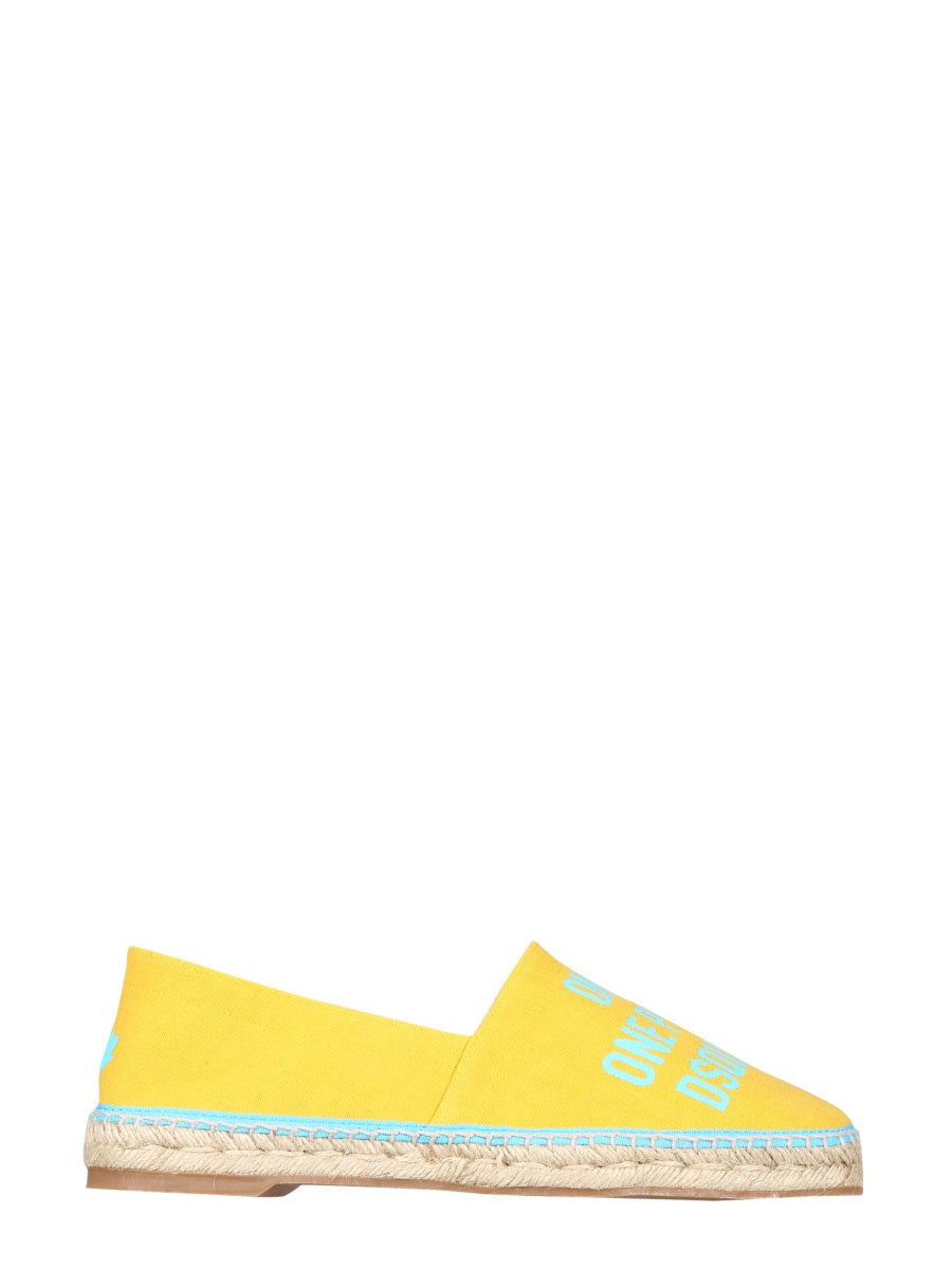 Dsquared Men Organic Canvas Espadrille