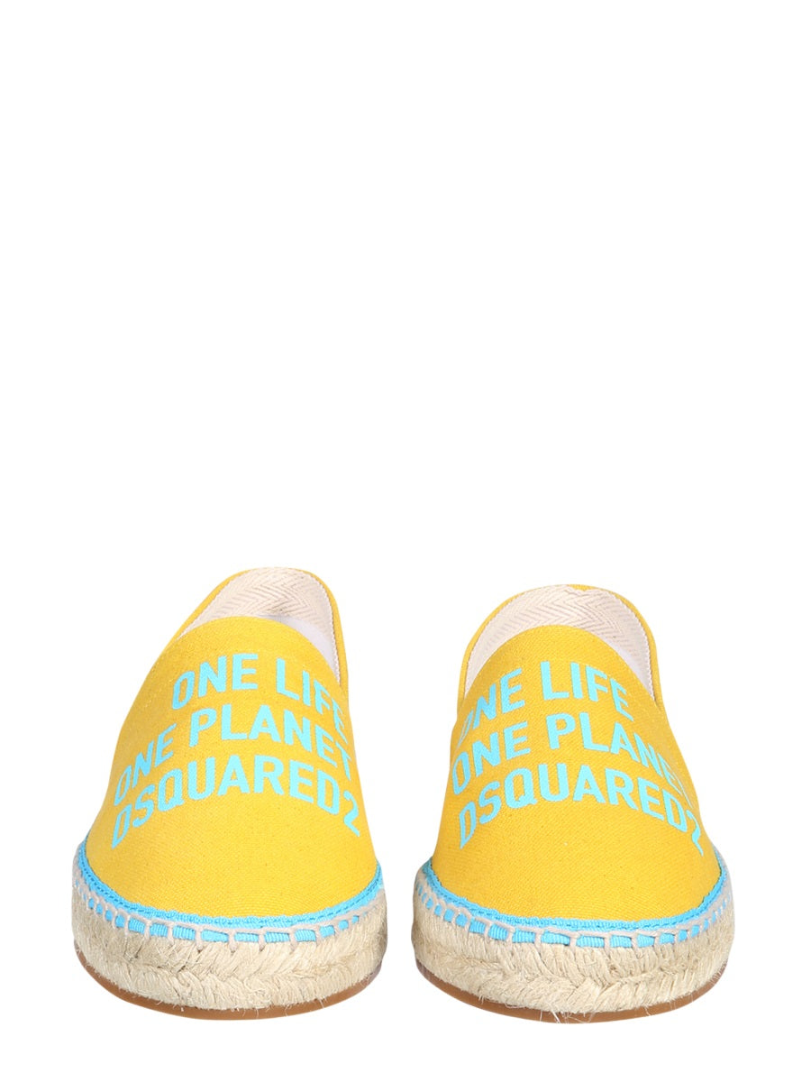Dsquared Women Organic Canvas Espadrille