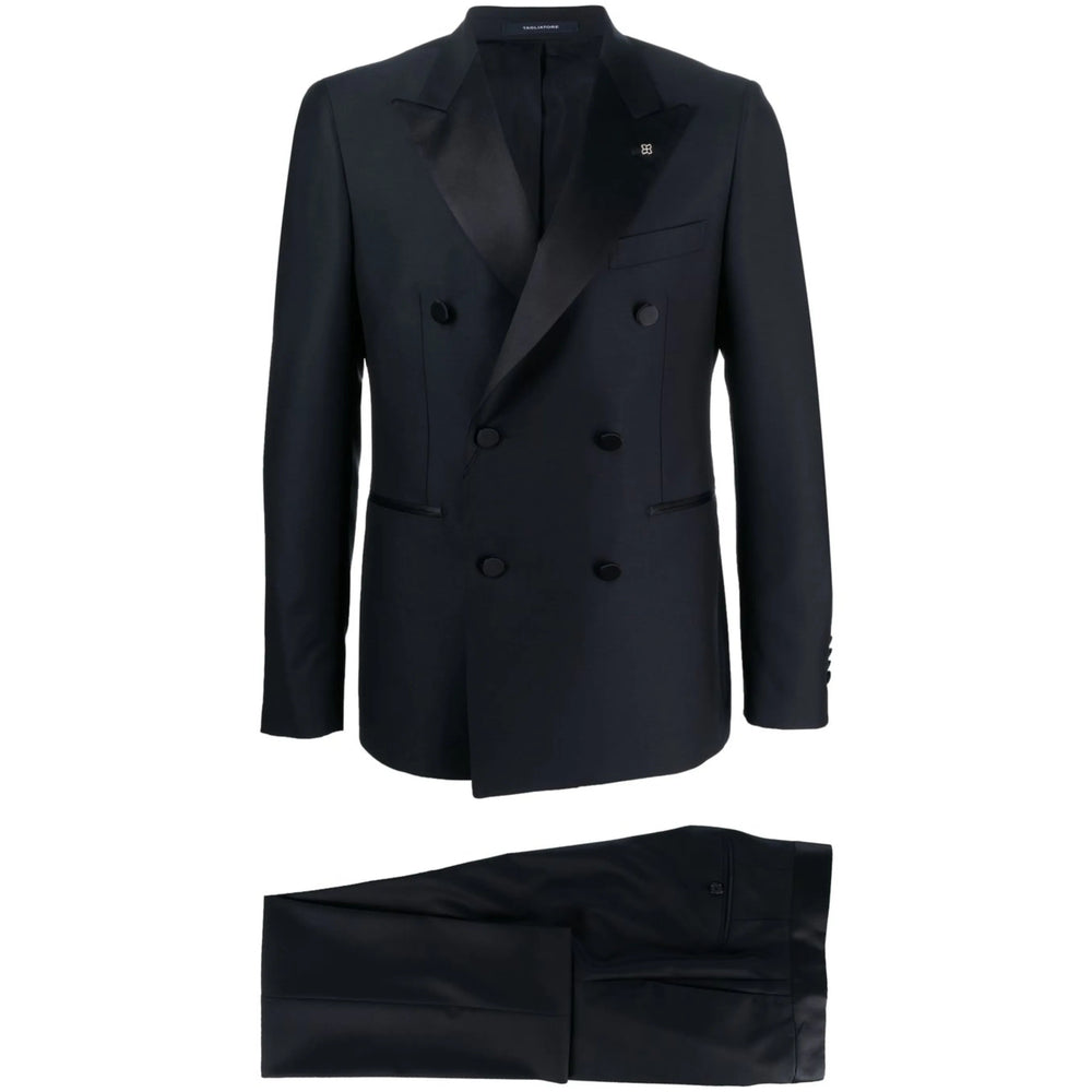Tagliatore Blue Suits - Double  Breasted Suits Men