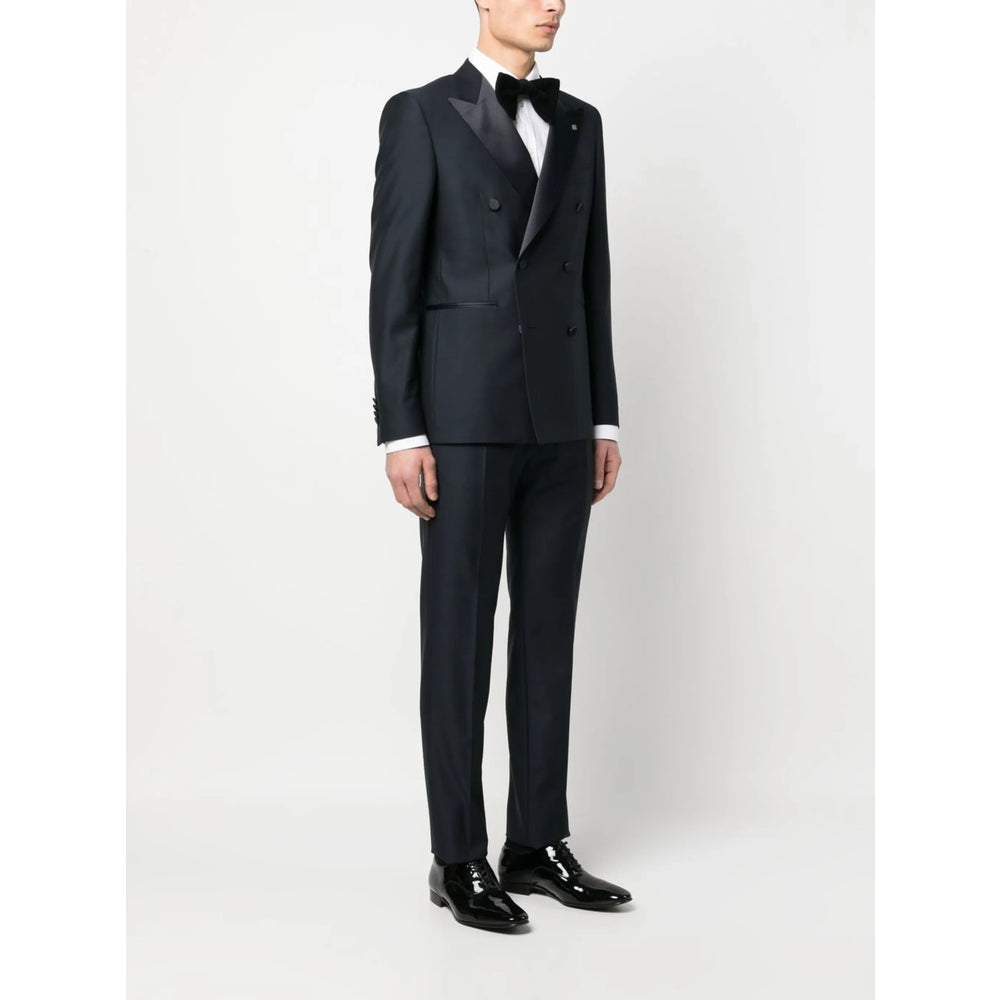 Tagliatore Blue Suits - Double  Breasted Suits Men