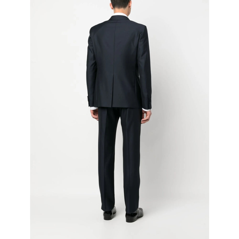 Tagliatore Blue Suits - Double  Breasted Suits Men